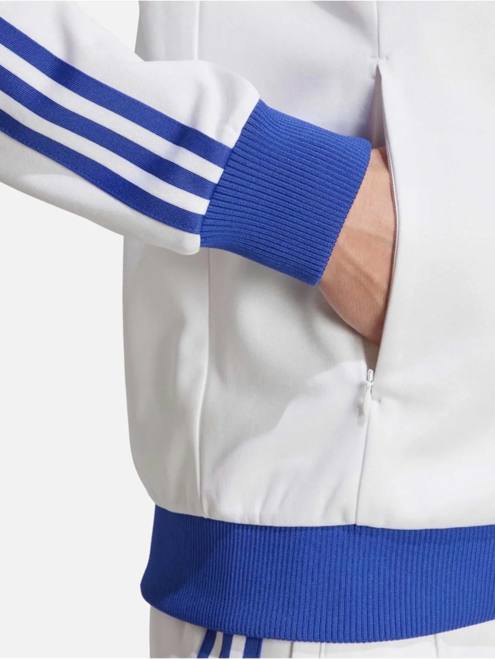 adidas Originals x Jude Bellingham Track Top Jacket White Blue Size M - Picture 5 of 16